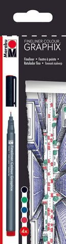 Marabu Graphix Fineliner Sets Skyline - Odd Nodd Art Supply