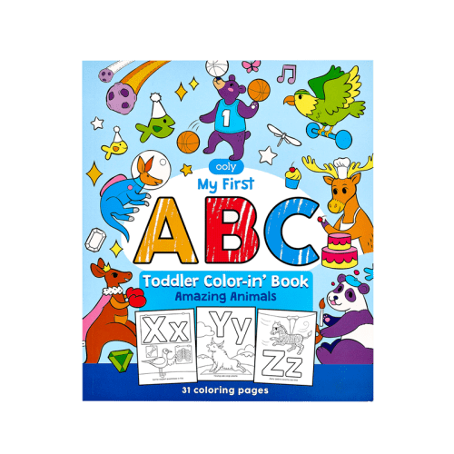 Toddler ABC Color-In' Books for Kids - Odd Nodd Art Supply