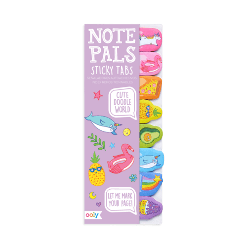 Cute Doodle World Note Pals Sticky Tabs - Odd Nodd Art Supply