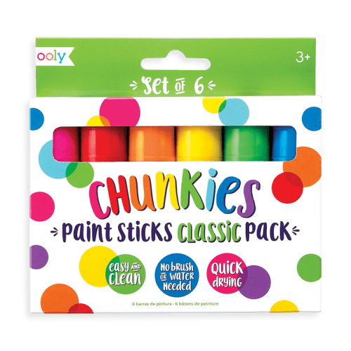 6 Color Classic Set Chunkies - Odd Nodd Art Supply