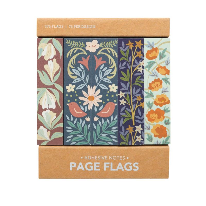 Floral Page Sticky Note Flags - Odd Nodd Art Supply