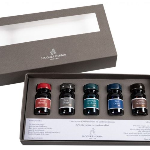 1670 Anniversary Ink Gift Set - 10 ml J. Herbin Fountain Pen Anniversary Inks - Odd Nodd Art Supply