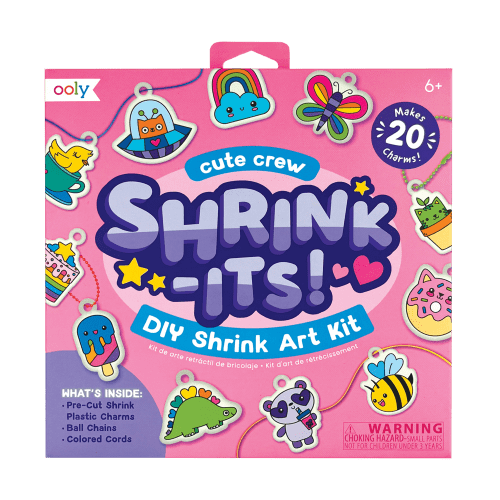 Cute Crew Shrink-its! DIY Shrink Art Kit - Odd Nodd Art Supply