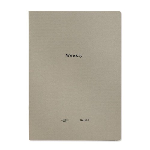 Weekly Laconic Style Notebooks - Odd Nodd Art Supply