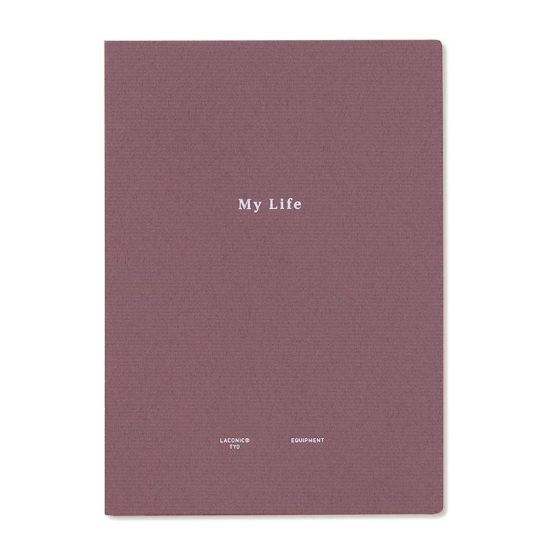 My Life Laconic Style Notebooks - Odd Nodd Art Supply