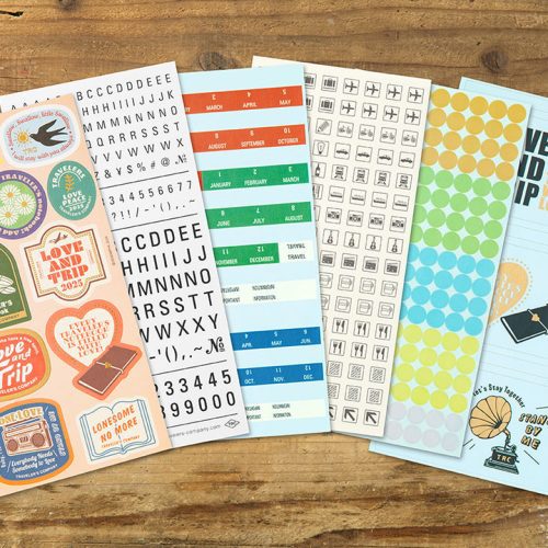 Traveler's Company 2025 Diary Refills Sticker Set - Odd Nodd Art Supply