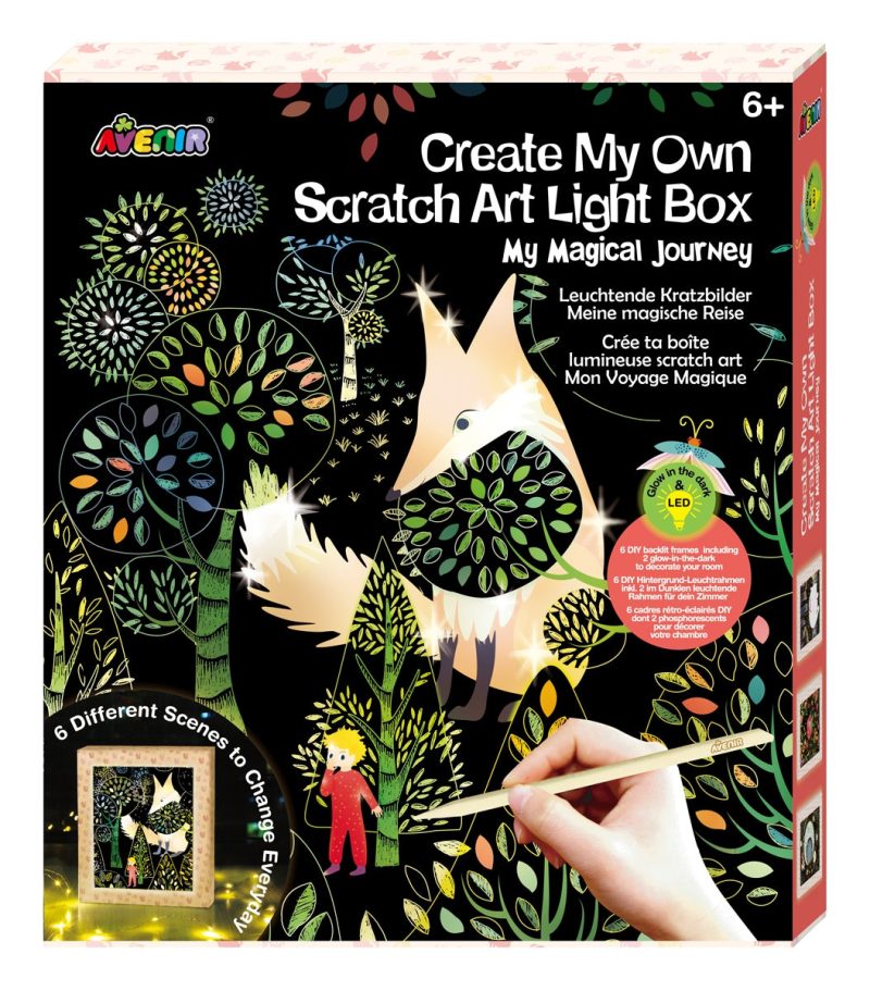 Create Your Own Light Box Scratch - Odd Nodd Art Supply