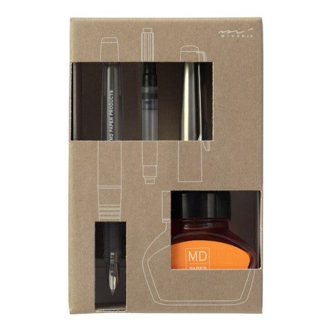 Orange Midori 70th Anniversary Limited Edition Fountain Pen Sets - Odd Nodd Art Supply