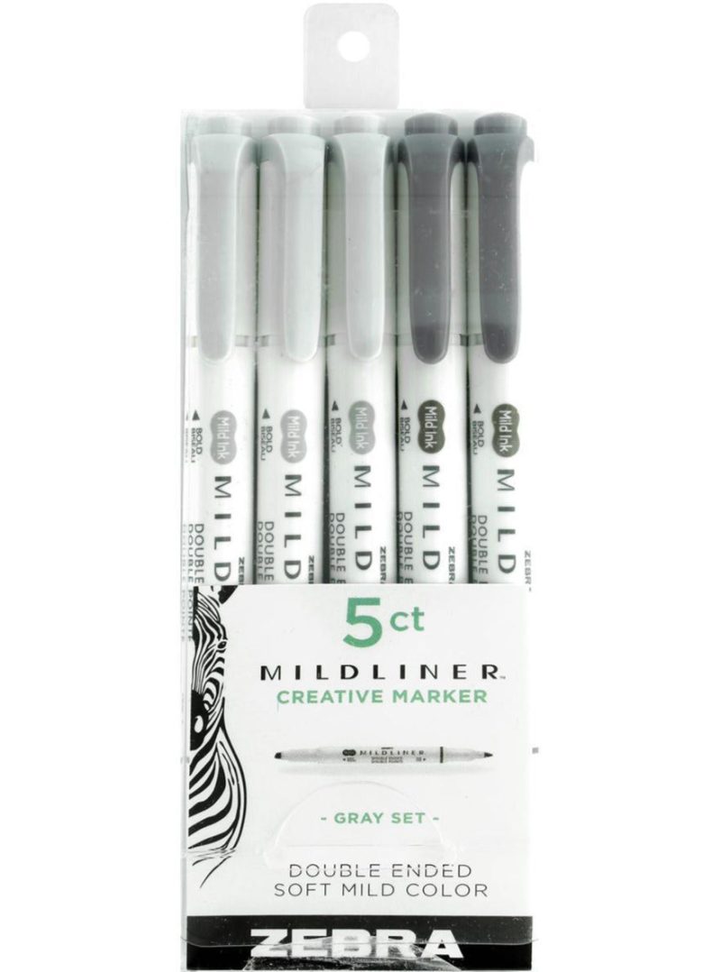 Mildliner Gray Set - Odd Nodd Art Supply