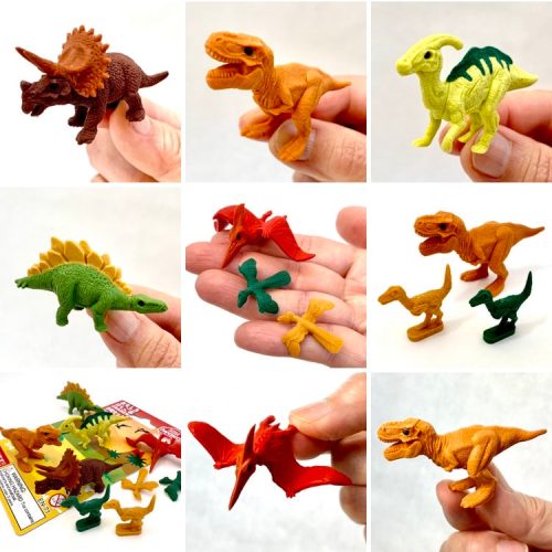 Series 1 Iwako Dinosaur Puzzle Erasers Blister Pack - Odd Nodd Art Supplies