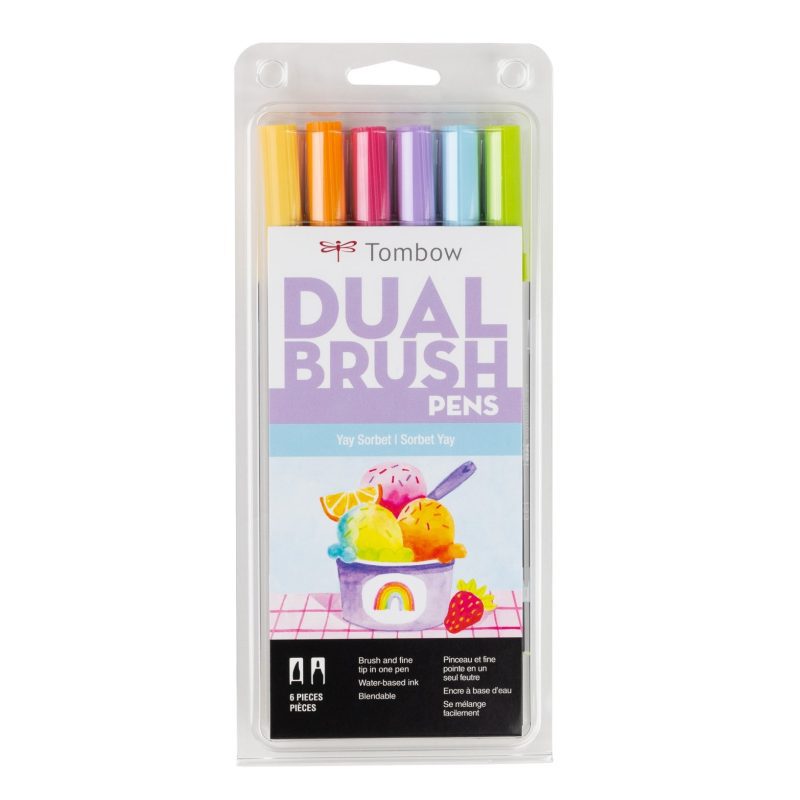 Sorbet Tombow Dual Brush Pen Sets - Odd Nodd Art Supply