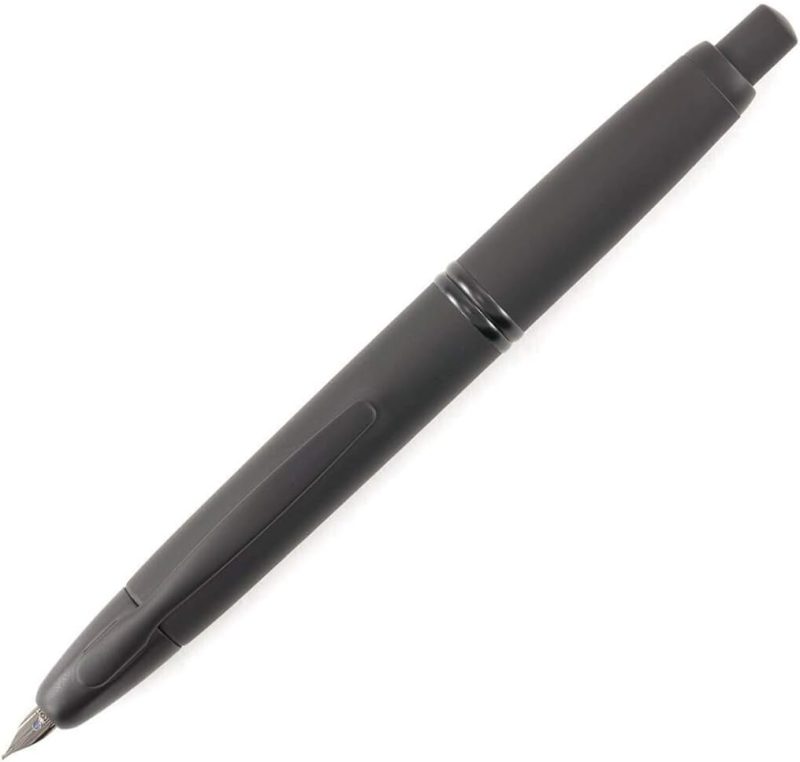 Black Matte Barrel Pilot Vanishing Point Fountain Pen - Odd Nodd Art Supply