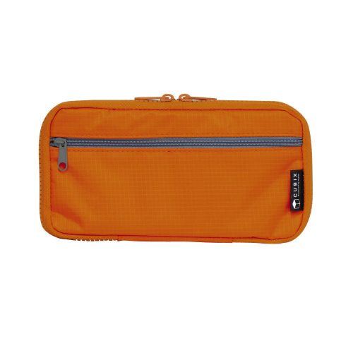 Round Pencil Case Cubix  Orange - Odd Nodd Art Supply