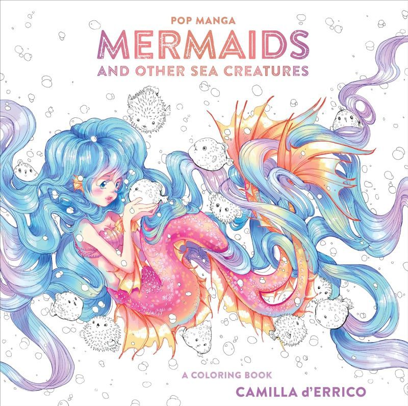 Mermaid Pop Manga Coloring Books - Odd Nodd Art Supply