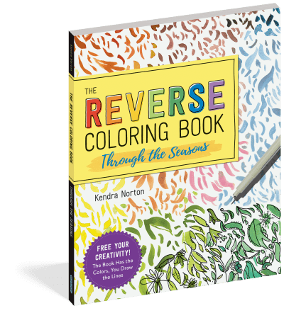 The Reverse Coloring Book Through the Seasons - Odd Nodd Art Supply