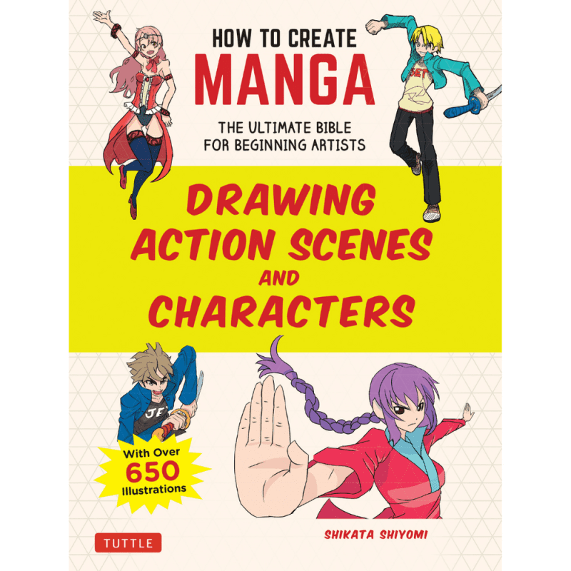 Drawing Action Scenes How to Create Manga Book Series - Odd Nodd Art Supply