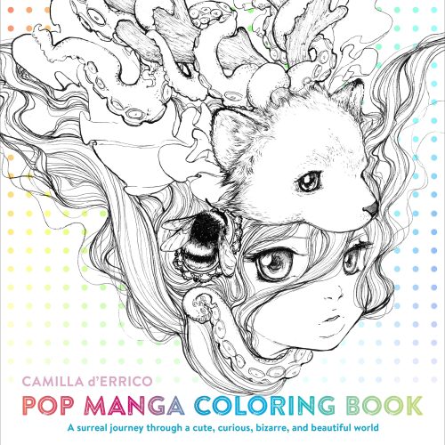 Camilla d'Errico Pop Manga Coloring Books - Odd Nodd Art Supply