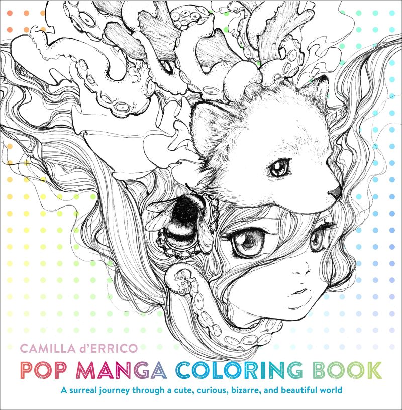 Camilla d'Errico Pop Manga Coloring Books - Odd Nodd Art Supply