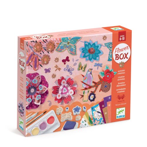 Multi Activity Kit by Djeco Flower Box - Odd Nodd Art Supply