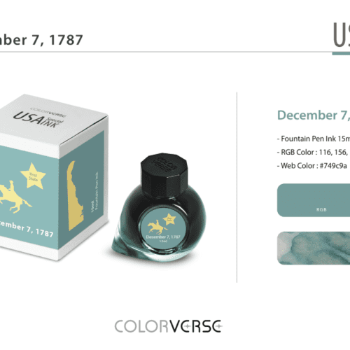 Colorverse USA Special Fountain Pen Ink - Odd Nodd Art Supply December 7, 1787