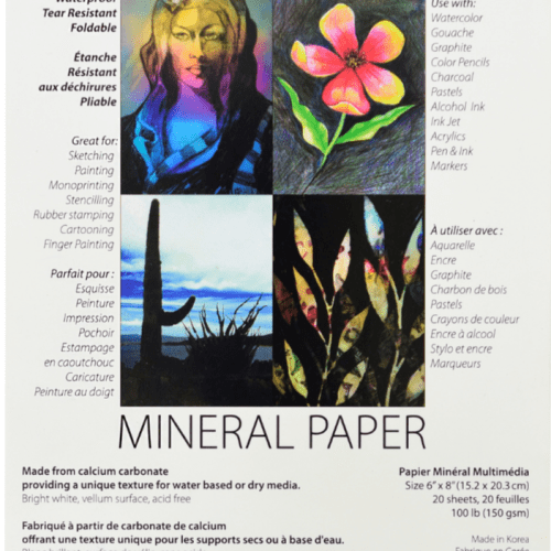 6x8 Mineral Paper Multi-Media Pad - Odd Nodd Art Supply