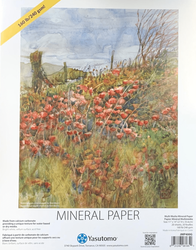 160lb 240gsm Mineral Paper Multi-Media Pad - Odd Nodd Art Supply