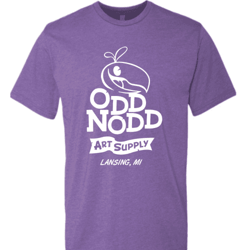 Youth Purple Odd Nodd Art Supply T-Shirt