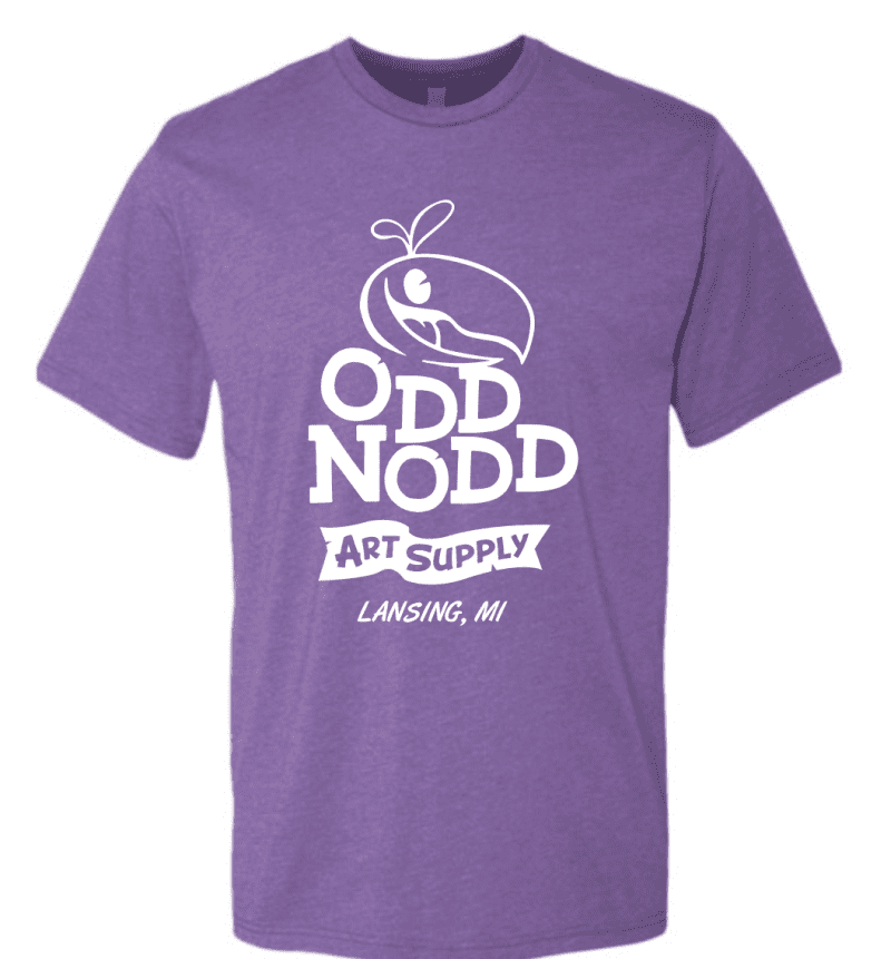 Youth Purple Odd Nodd Art Supply T-Shirt