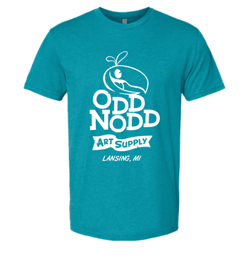 Teal Odd Nodd Art Supply T-Shirt