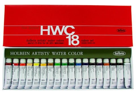 18 Color Holbein Artist Watercolor Sets - Odd Nodd Art Supply