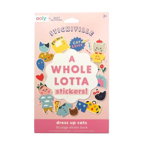 Dress Up Cats Ooly Stickiville Stickers - Odd Nodd Art Supply