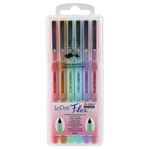 Le Pen Flex Sets 6 Pastel - Odd Nodd Art Supply