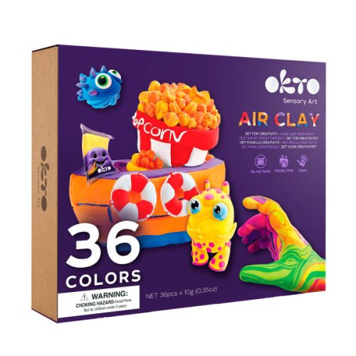 36 Colors Okto Air Clay Creativity Kits - Odd Nodd Art Supply