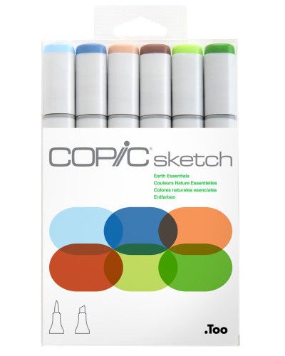 Earth COPIC Sketch Marker Sets - Odd Nodd Art Supply