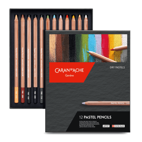 12 Set Caran d'Ache Pastel Pencil Sets - Odd Nodd Art Supply