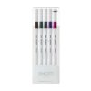 EMOTT Fineliner Pen Sets 5-Pen Set #3 - Dark Brown, Khaki Green, Grey, Violet, Amethyst - Odd Nodd Art Supply