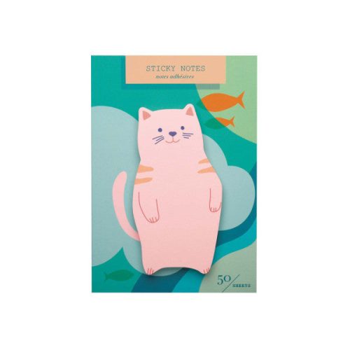 Cat Die Cut Sticky Notes