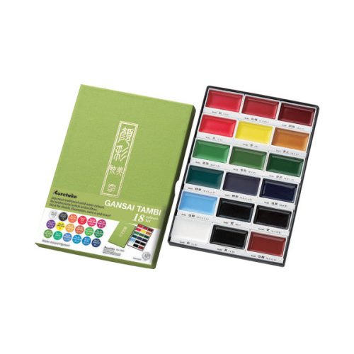 Gansai Tambi Watercolor 18 Set - Odd Nodd Art Supply