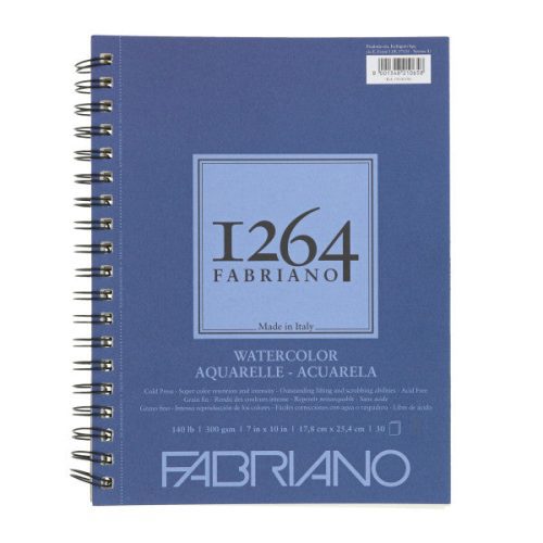 7x10n Spiral Fabriano Watercolor 1264 Pads - Odd Nodd Art Supply