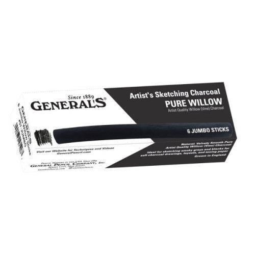 Jumbo Willow Charcoal Sticks 6 Pack - Odd Nodd Art Supply