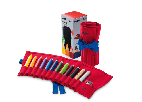 Lamy 3plus Colored Pencil Sets 12 Color Cloth - Odd Nodd Art Supply