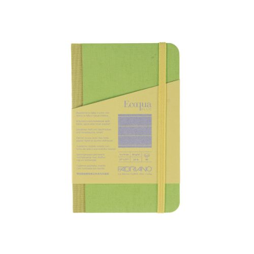 Lime Ecoqua Plus Fabric-Bound Notebooks  - Odd Nodd Art Supply