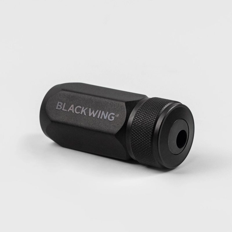 Black Blackwing one step long metal pencil sharpener - Odd Nodd Art Supply