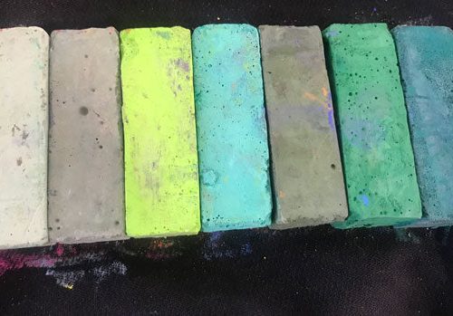 Greens 7 Pack Eternity Arts Sidewalk Pastel Chalk Sets - Odd Nodd Art Supply