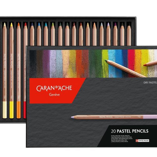 20 Color Set Caran d'Ache Pastel Pencil Sets - Odd Nodd Art Supply