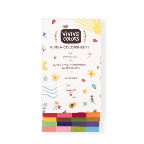 Viviva Colorsheet Watercolor Spring Sets - Odd Nodd Art Supply