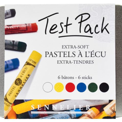 6 Color Test Sample Pack Sennelier Full Stick Extra-Soft Pastel Sets - Odd Nodd Art Supply