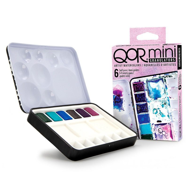 Granulators QoR Mini Watercolor 6-Color Half Pan Sets