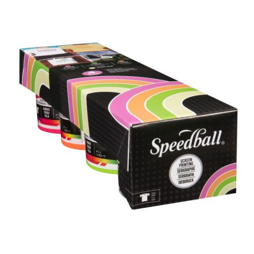 Glo Fluorescent Fabric Screen Printing Ink Sets - Odd Nodd Art Supply