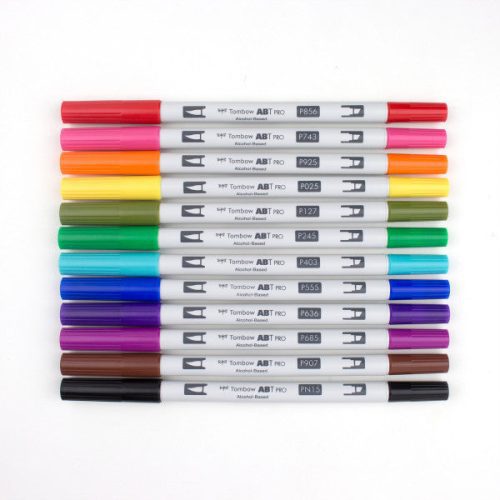 ABT PRO Alcohol Based Brush Marker Sets Tombow Basics - Odd Nodd Art Supply